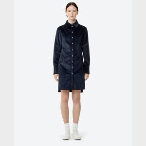 Maison Kitsune velvet fitted dress, FR40 (small in hips), new with tags